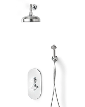 TWENTIES - Wall-mounted handshower with hose by Devon&Devon - view 3