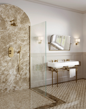 TWENTIES TWY949BCLO2WE - Wall-mounted brass remote control tap by Devon&Devon - view 3