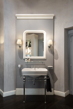 WHITE MADAME - Pine framed bathroom mirror by Devon&Devon - view 3