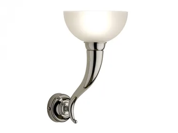 ADAM - Brass and satin glass wall lamp by Devon&Devon - view 2