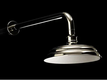 GEMSTONE - Wall-mounted overhead shower with arm by Devon&Devon - view 2