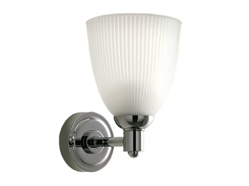 JULIA - Glass and brass wall lamp for bathroom by Devon&Devon - view 2