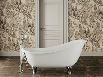RAINFOREST ANTIQUE GOLD - Vinyl wallpaper by Devon&Devon - view 2
