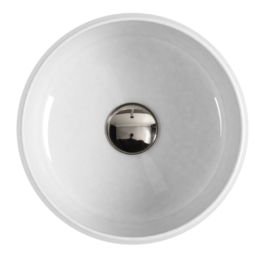 SCOTTIE - Countertop round single ceramic washbasin by Devon&Devon - view 3