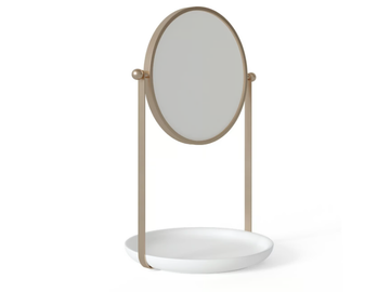 DAHLIA - Table-top round mirror by Devon&Devon - view 2