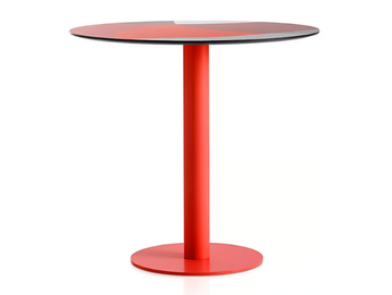ABSTRAKT MONA - Round laminate table by Diabla - view 3