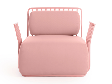GRILL - Fabric armchair with removable cover with armrests by Diabla - view 3