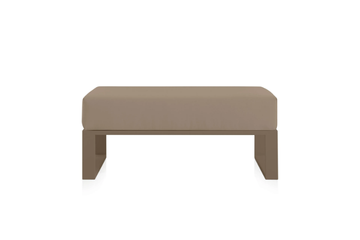 PLOID - Square fabric garden pouf with removable cover by Diabla - view 3