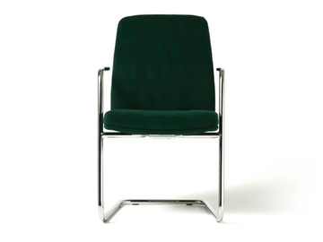 ARTÙ - Cantilever fabric reception chair with armrests by Diemme - view 2