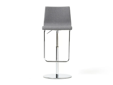PRINCE - Fabric stool height-adjustable with back by Diemme - view 2