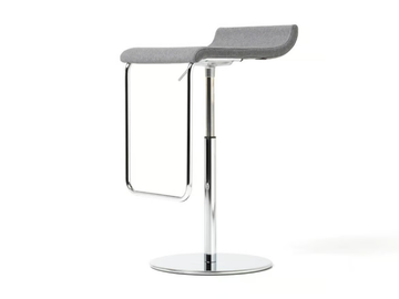 PRINCE - Fabric stool height-adjustable with footrest by Diemme - view 3