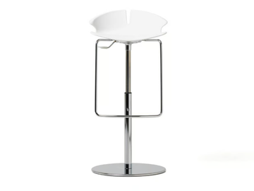 RED HOT - Polypropylene stool height-adjustable with footrest by Diemme - view 2