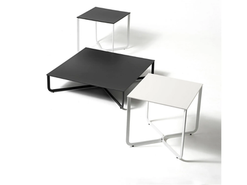 XL - Low square coffee table with HPL top by Diemme - view 3