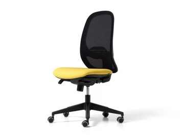 HOP - Height-adjustable mesh office chair with castors with 5-Spoke base by Diemme - view 3