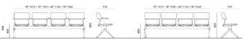 CALA - Polypropylene beam seating by Diemmebi - view 3