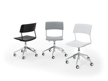 CALA PLUS - Swivel polypropylene office chair by Diemmebi - view 3