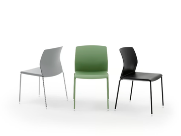 LIBRA PLASTIC - Stackable plastic chair by Diemmebi - view 2