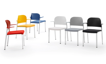 MAKEUP EASY SOFT - Upholstered chair with armrests by Diemmebi - view 3