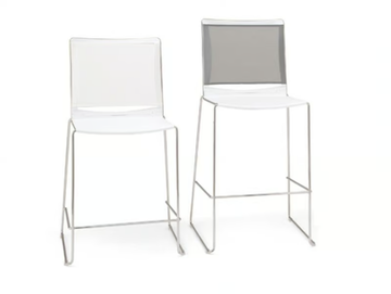 S’MESH PLASTIC - Sled base polypropylene stool by Diemmebi - view 2