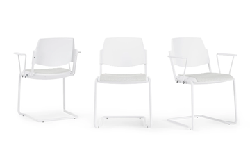 VOLÉE EASY SOFT - Upholstered chair with armrests by Diemmebi - view 3