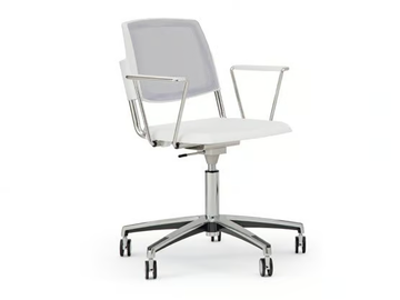VOLÉE NET PLASTIC - Office chair with castors with 5-Spoke base by Diemmebi - view 2