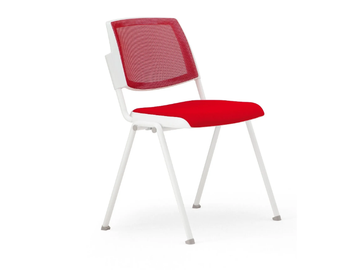 VOLÉE NET SOFT - Stackable fabric chair by Diemmebi - view 2