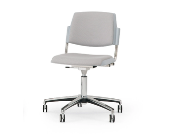 VOLÉE SOFT - Chair with castors with 5-spoke base by Diemmebi - view 2