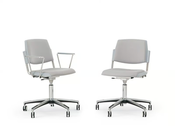 VOLÉE SOFT - Chair with armrests with 5-spoke base by Diemmebi - view 3