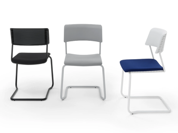 CALA PLUS - Cantilever polypropylene chair by Diemmebi - view 2