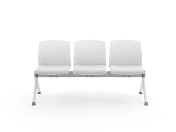 LIBRA EASY SOFT - Freestanding plastic beam seating with integrated cushion by Diemmebi - view 2
