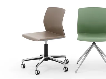 LIBRA PLASTIC - Height-adjustable swivel plastic office chair by Diemmebi - view 2