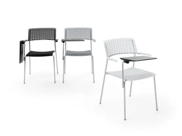 CALA - Polypropylene training chair with writing tablet by Diemmebi - view 2