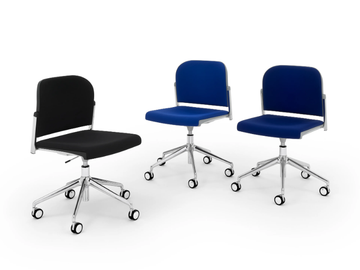 MAKEUP SOFT - Upholstered office chair by Diemmebi - view 2