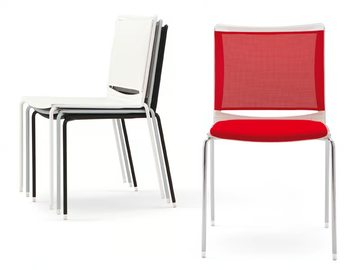 S’MESH SOFT - Chair 4 legs by Diemmebi - view 2
