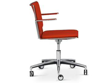 LAFILÒ SOFT TASK - Office chair with armrests with 5-Spoke base by Diemmebi - view 2