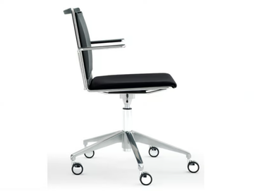 S’MESH SOFT - Height-adjustable office chair with castors with 5-Spoke base by Diemmebi - view 2