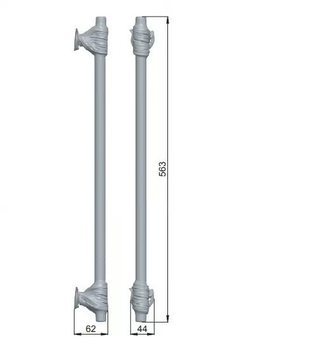 METEORA - Brass pull handle by Dnd - view 3