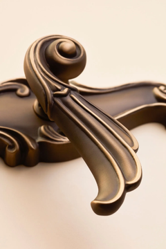 ONDA - Brass door handle on back plate by Dnd - view 3