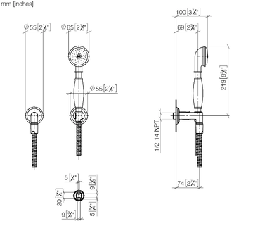 MADISON 27803361 - Wall-mounted handshower with individual rosettes by Dornbracht - view 3