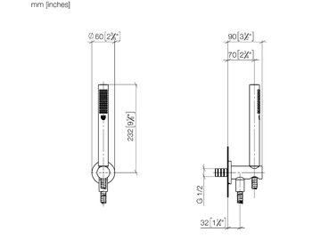 TARA 27802660 - Wall-mounted handshower with hose by Dornbracht - view 3