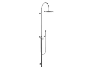 META 26024661 - Wall-mounted shower panel with hand shower by Dornbracht - view 2