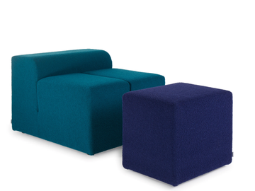 IPERCUBO - Armchair with footstool by Driade - view 2