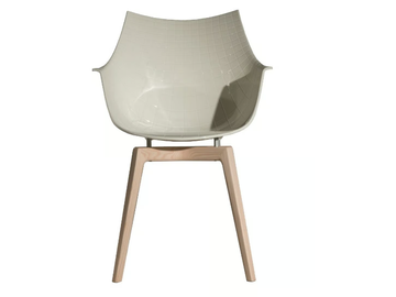 MERIDIANA - Polycarbonate chair with ash legs by Driade - view 2