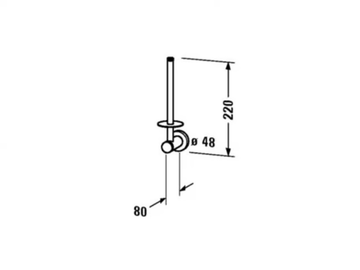 D-CODE - Tissue holder by Duravit - view 3
