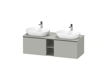 D-NEO - Double wall-mounted vanity unit with drawers by Duravit - view 2