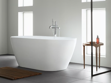 D-NEO - Freestanding oval DuraSolid bathtub by Duravit - view 2