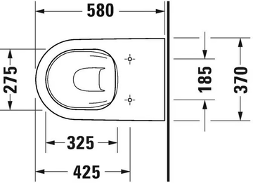 D-NEO - Floor mounted ceramic toilet by Duravit - view 3