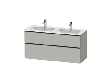 D-NEO - Double wall-mounted vanity unit with drawers by Duravit - view 2