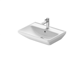 D-NEO - Wall-mounted rectangular ceramic washbasin by Duravit - view 3
