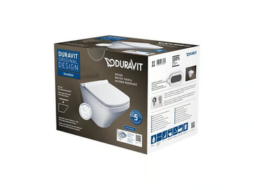 DURASTYLE - Wall-hung ceramic toilet by Duravit - view 3
